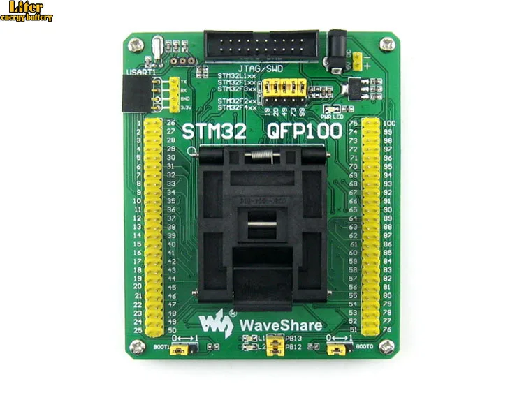 QFP100 0.5 IC MCU Burn In Tesing Socket OTQ 100 0.5 09 Programming Adapter 0.5mm
