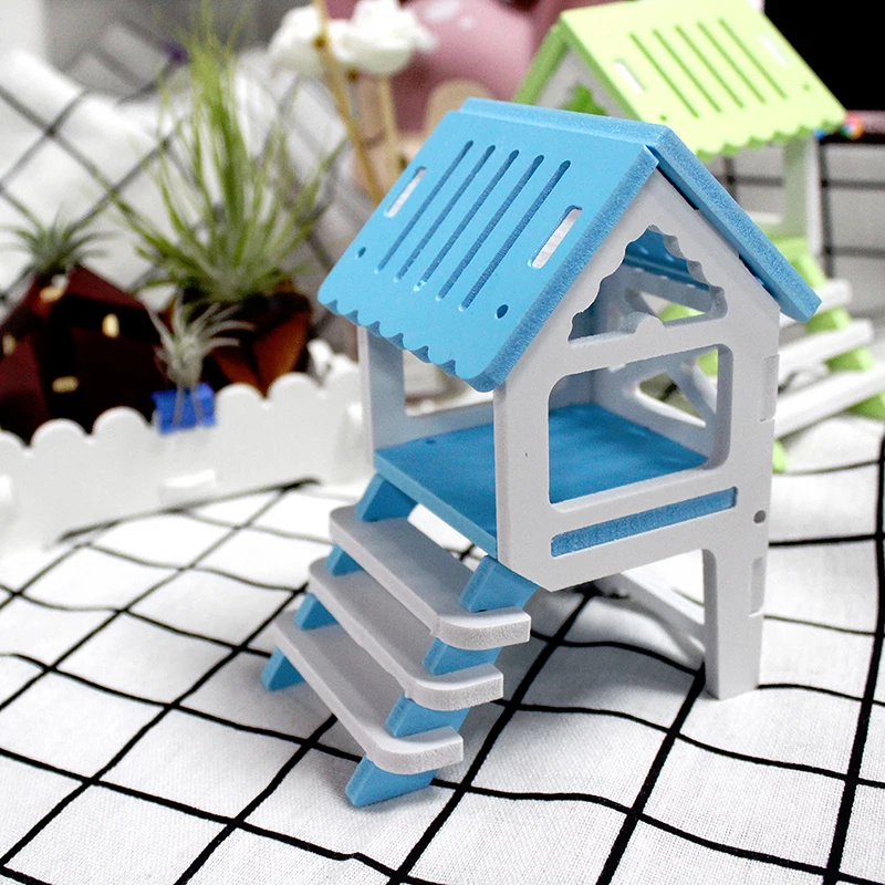 

Wooden Climb For Pet Bed Nest Hamster House Small Animal Sleeping Cage Chinchilla Guinea Pig Hamster Nest