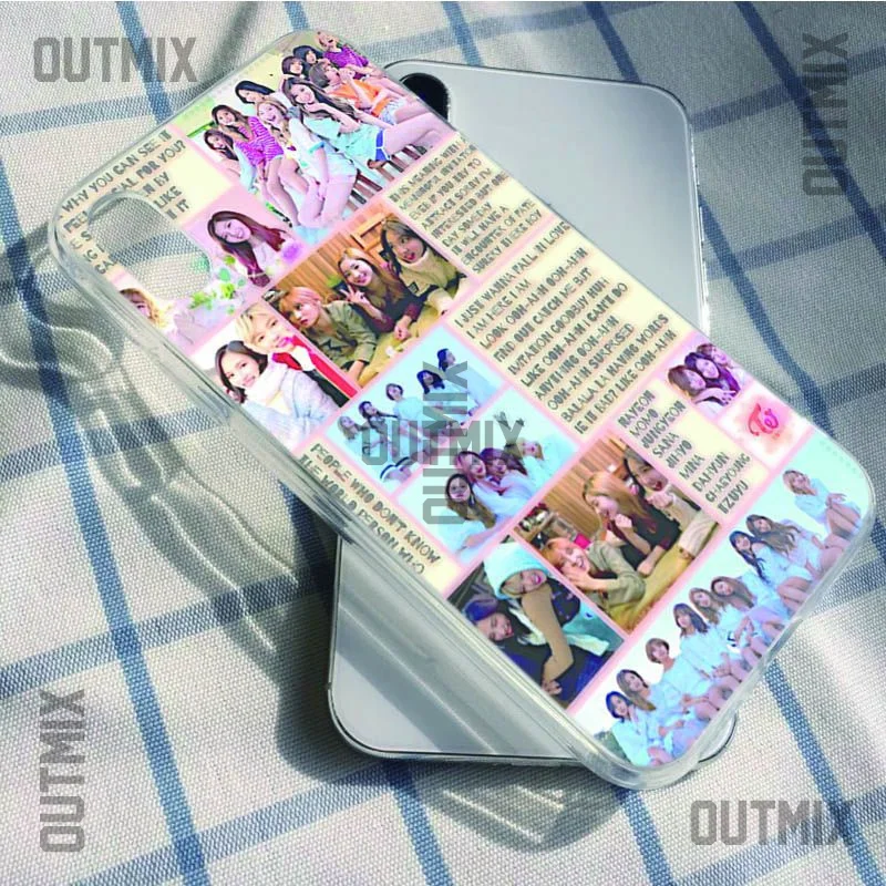 

For coque iphone 8 plus silicone South Korean actress For iphone 7plus Transparent Cover Case