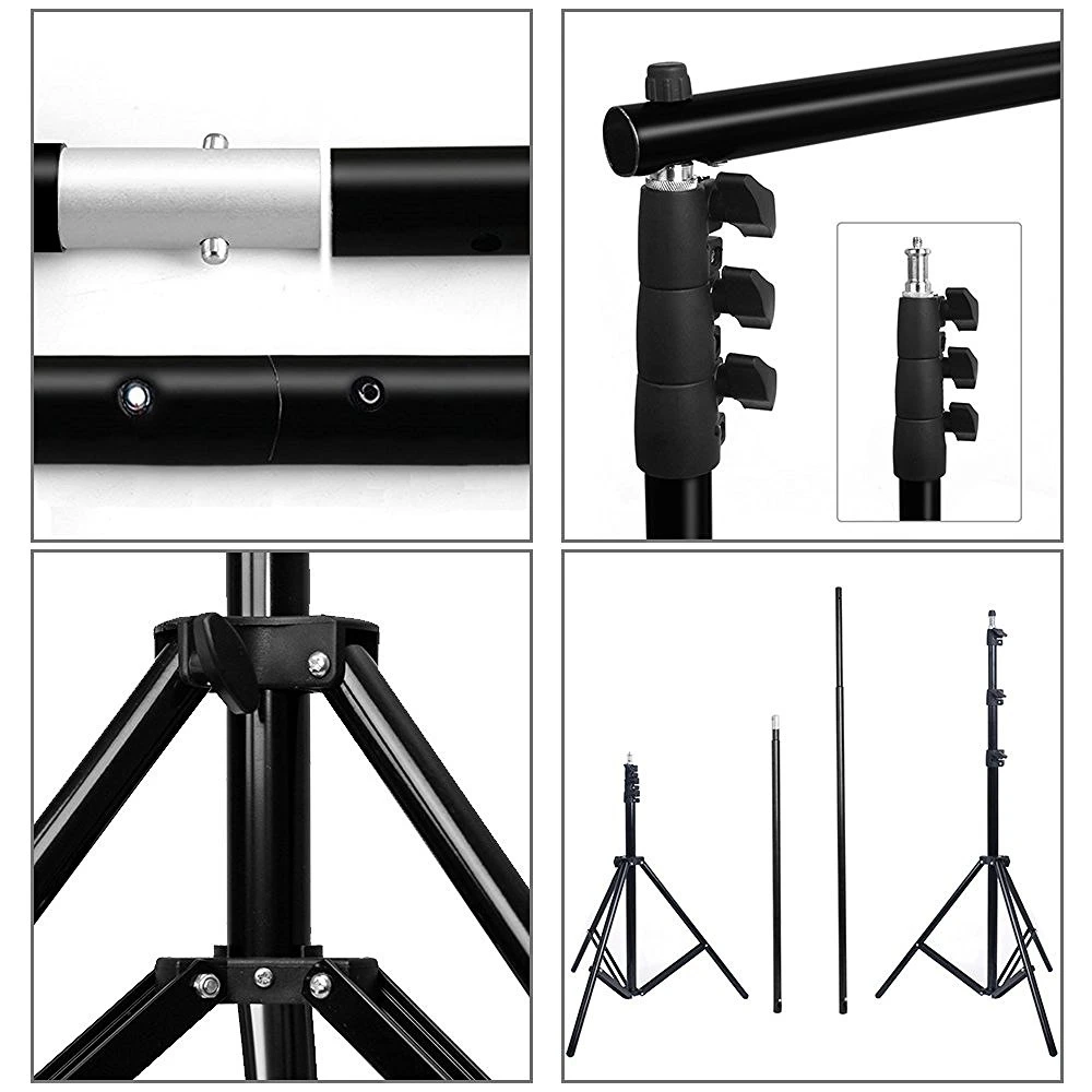 YIXIANG 2 м X 2 м 6.5FTX6.5FT фоновый Фон Стенд Поддержка системы Профессиональная фотография Фотостудия+ сумка для переноски