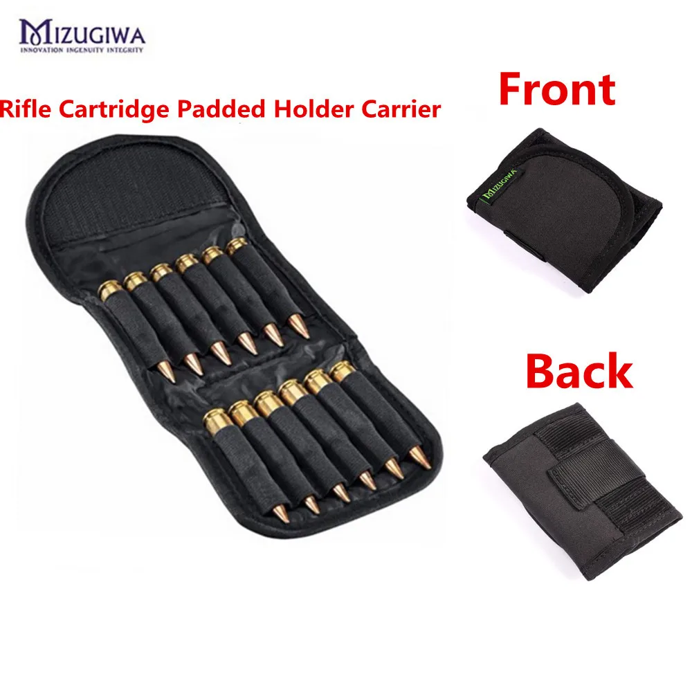 2X 12 Rounds Rifle Ammo Holder Cartridge Bullet Carrier Pouch for .30-06 303 308 