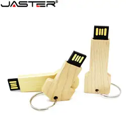 JASTER деревянный ключ Форма USB флеш-накопитель 4 GB 8 GB 16 GB 32 GB USB 2,0 деревянные USB флеш-накопитель u Диск флеш-накопитель