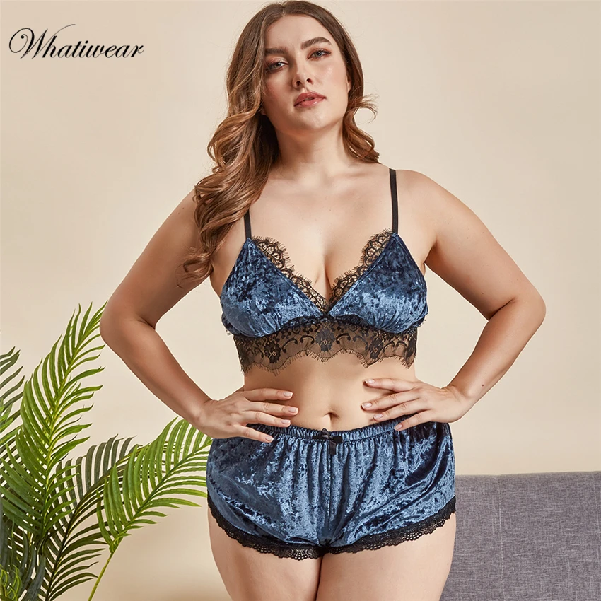 Whatiwear сексуальное женское белье плюс размер бюстгальтер набор женский пуш ап