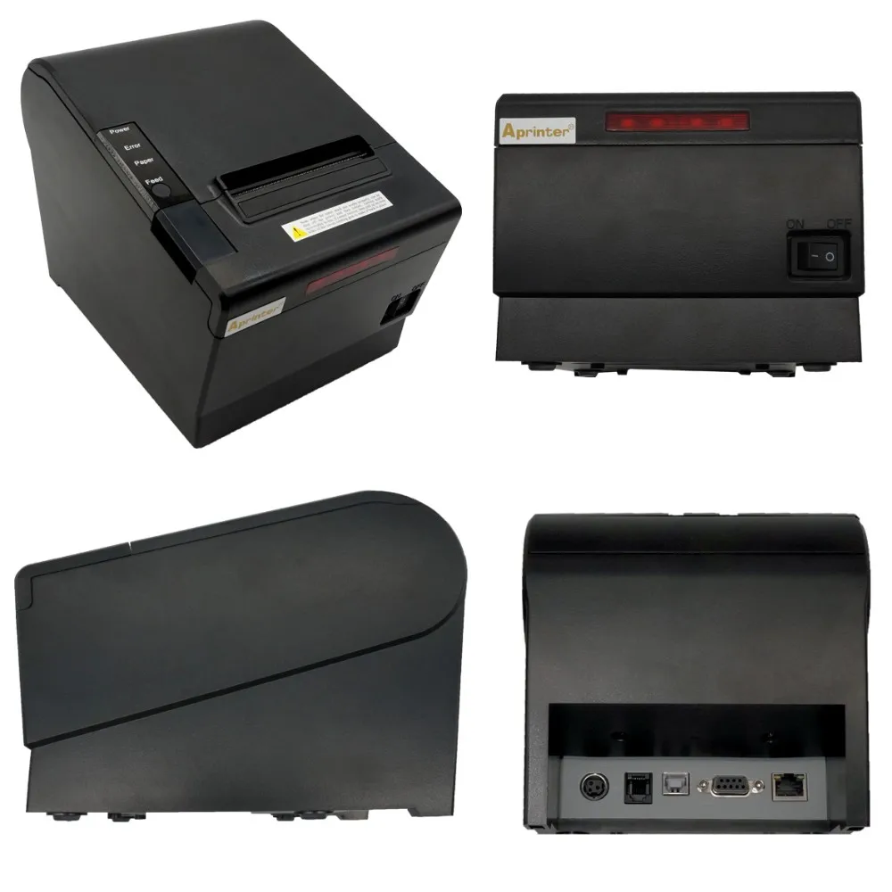 80mm thermal printer 3inch WIFI+USB+WLAN+serial interfacepos printer