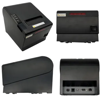 

80mm thermal printer 3inch WIFI+USB+WLAN+serial interfacepos printer with audible and visual alarm