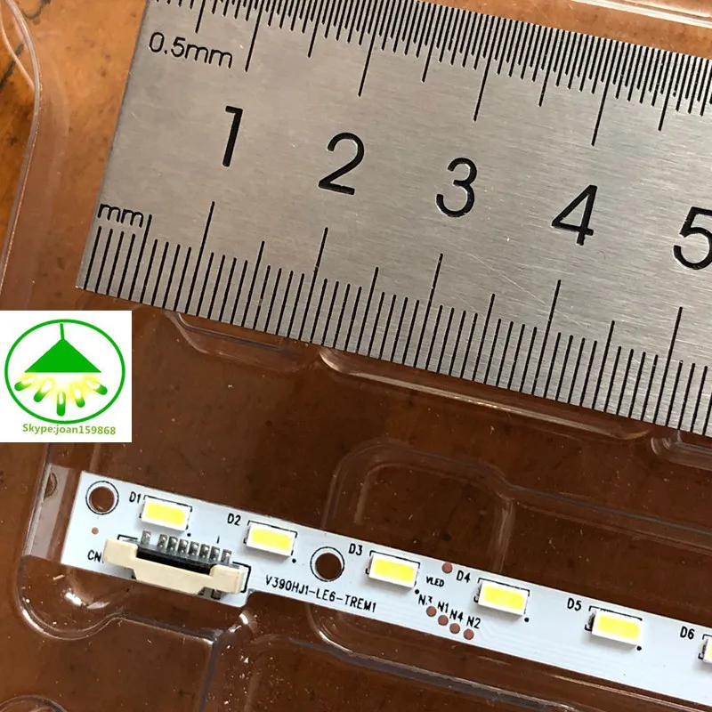 Новая 5 шт./лот 48LED 490 мм Светодиодная подсветка полоса для 39 дюймов V390HJ1-LE6-TREM1