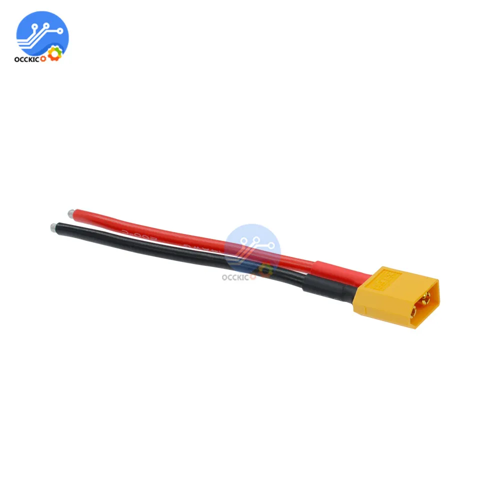 Штепсельная Вилка XT60 XT 60 Male + Female с силиконовым проводом 14 AWG для аккумулятора RC Lipo