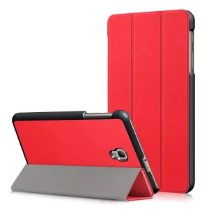 Новейший " Магнитный флип-чехол с подставкой для samsung Galaxy Tab A 8,0 T380 T385 планшетный ПК, защитный чехол с 4 подарками - Цвет: Version1 Deep Red