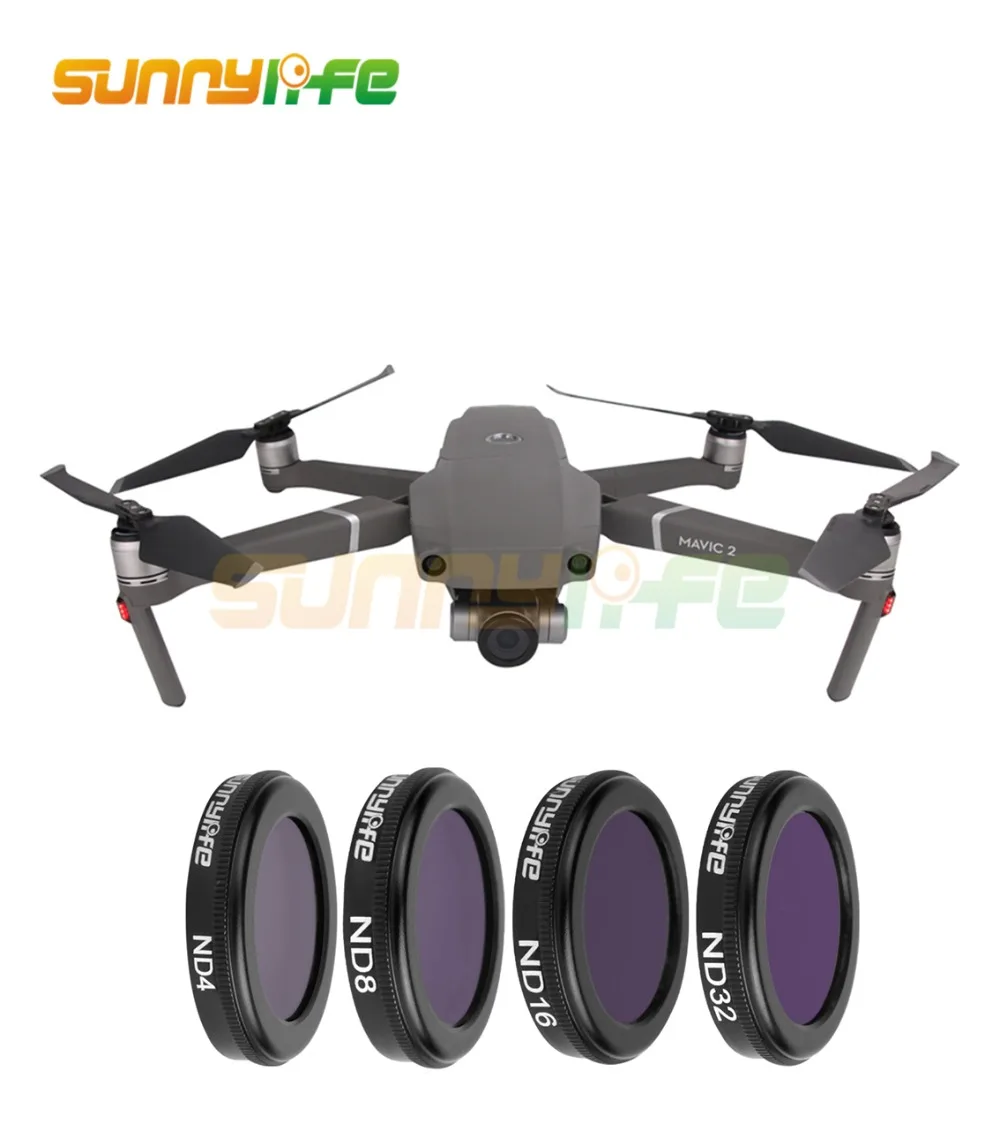 Солнцезащитная линза для объектива DJI Mavic 2 Zoom ND ND4 8 16 32 Дрон Камера аксессуары