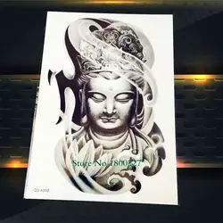 Лидер продаж модные 3D Будда Временные татуировки Для женщин Средства ухода за кожей Книги по искусству рукав татуировки Стикеры