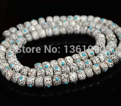 

FREE SHIPPING xd 003500 Buddhist necklace turquoise bracelet worry prayer bead mala lotus bodhi seed NEW HOT sell