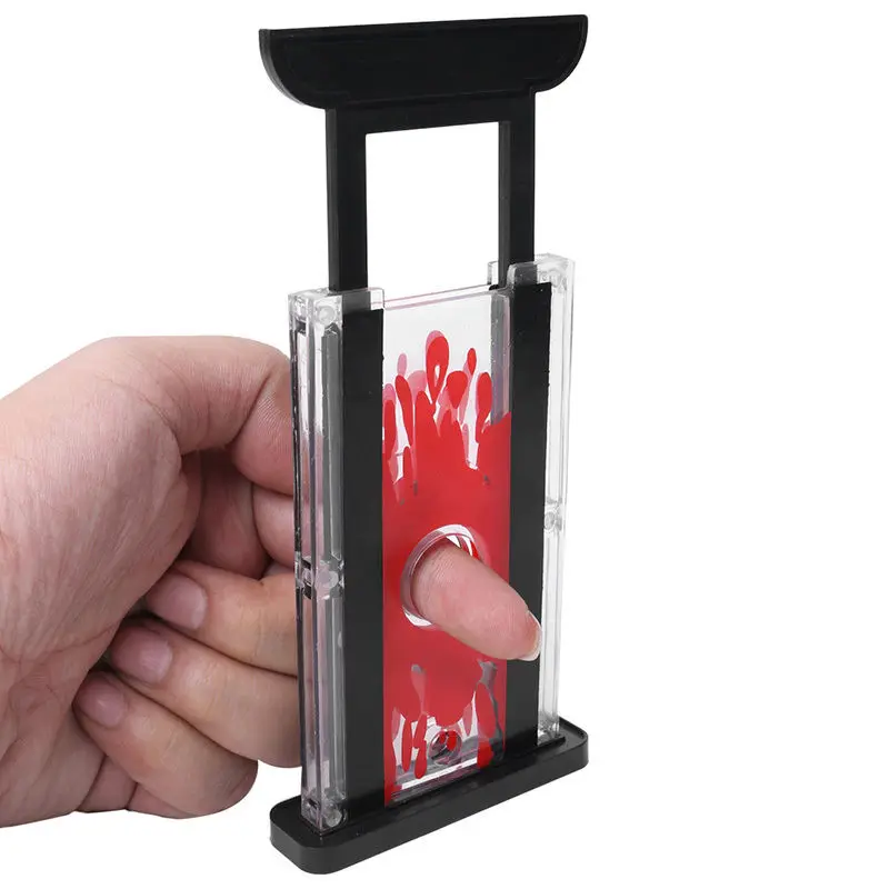 Nouveau 1Pc drôle Guillotine scène doigt foin Cutter Chopper magicien tour accessoire jouet magique