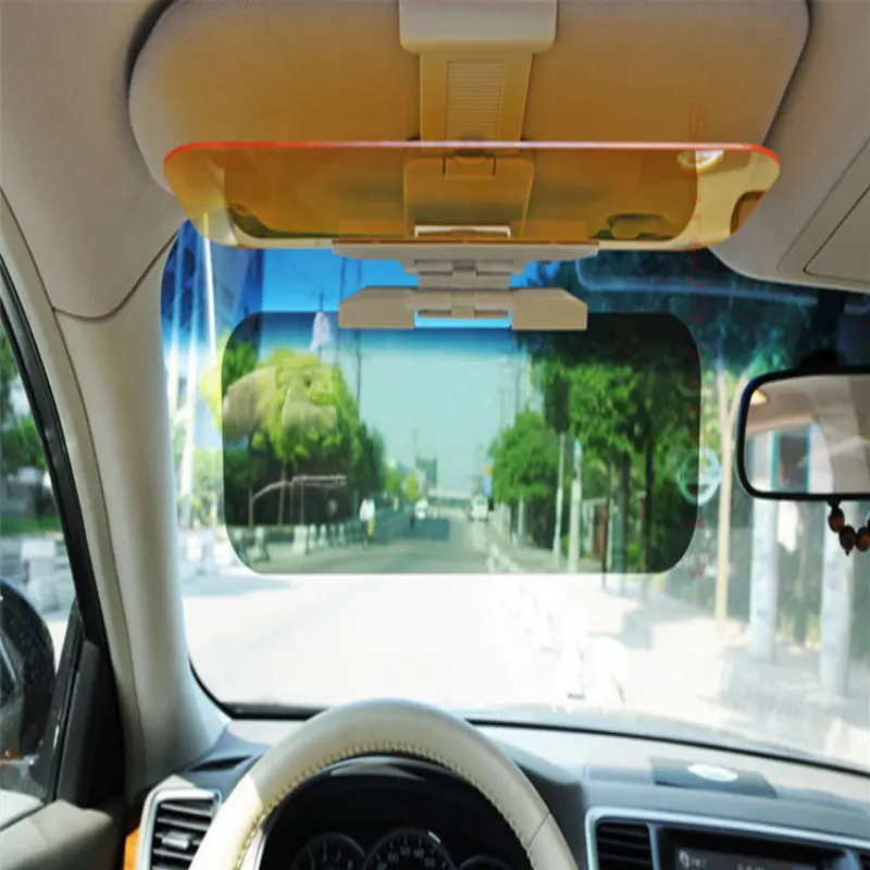 Yeshibation Car Sun Visor Goggles Day & Night Anti-dazzle Mirror Vehicle Night Vision Goggles Widening Eye Protection Po