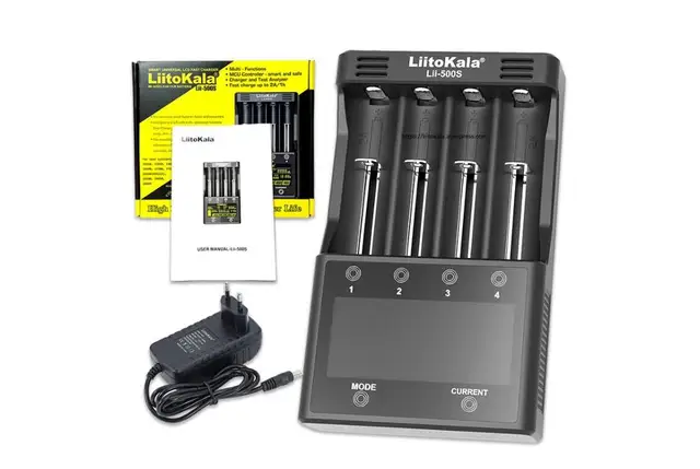 Liitokala Lii-500 Lii-PD4 Lii-500S LCD 3,7 V 18650, 18350, 18500, 21700 20700B 20700 de 14500, 26650 AA NiMH cargador de batería de litio Liitokala Lii-500 Lii-PD4 Lii-500S LCD 3,7 V 18650, 18350, 18500, 21700 20700B 20700 de 14500, 26650 AA NiMH cargador de batería de litio