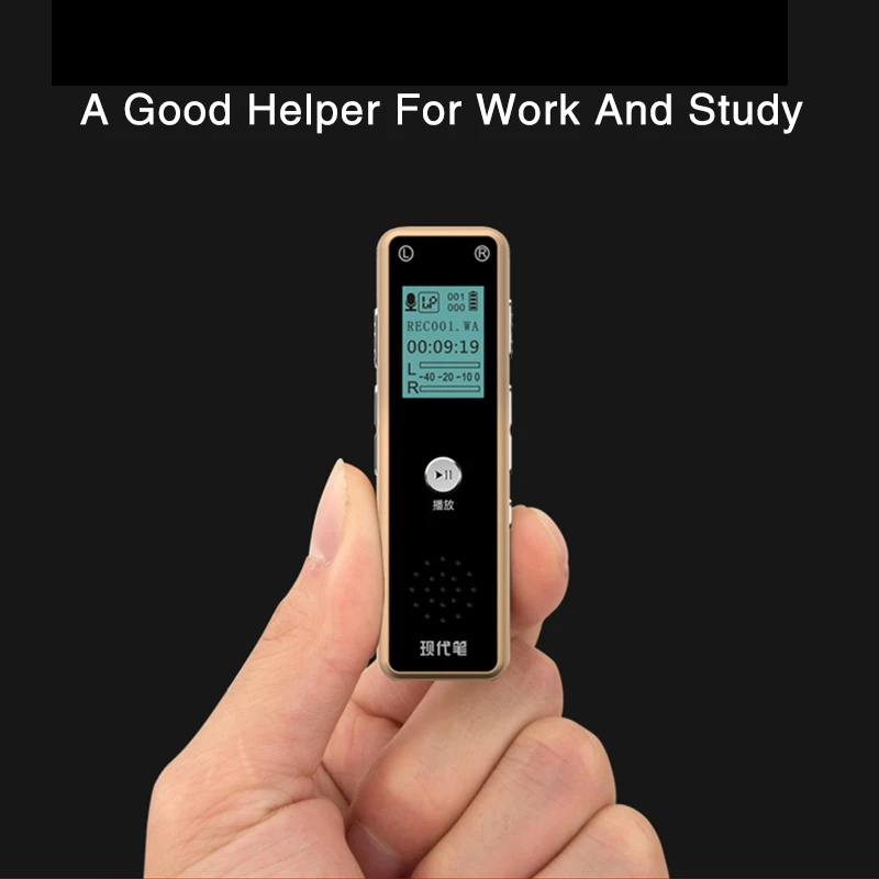 Voice Recorder Mini HD Digital Long Distance Voice Recorders Professional Audio Recording Pen Screen Activate Dictaphone Device Voice Recorder Mini HD Digital Long Distance Voice Recorders Professional Audio Recording Pen Screen Activate Dictaphone Device