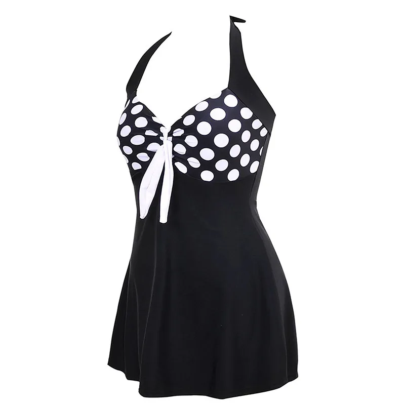 White Black Polka1