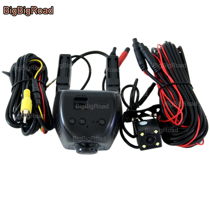 BigBigRoad Car Dash Cam Car Wifi DVR For Ford Kuga 1 2 Edge E350 Falcon Maverick ACADIA Video Recorder Dual Lens Car Black Box BigBigRoad Car Dash Cam Car Wifi DVR For Ford Kuga 1 2 Edge E350 Falcon Maverick ACADIA Video Recorder Dual Lens Car Black Box