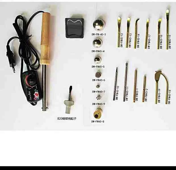

220v Fabric Flower Making Tools set, 17 heads+Soldering iron fabric flower maker