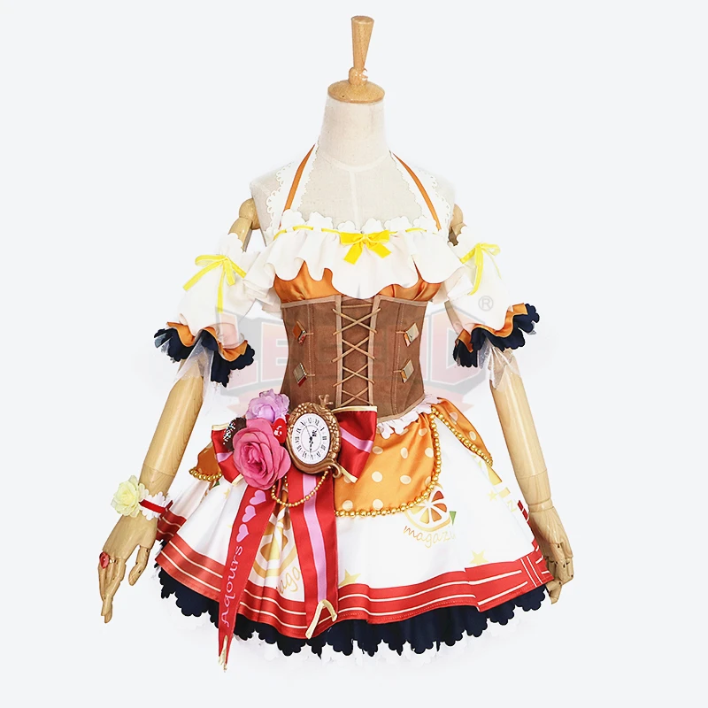 Люблю жить! Карнавальный костюм lovelive akours платье на День святого Валентина Chika Riko