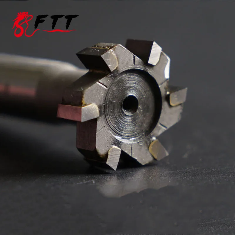 T-slot cutter Welding carbide Cutting Straight-Tooth 16-30mm Milling Cutters Welding Edge Type Tungsten Steel Side Milling