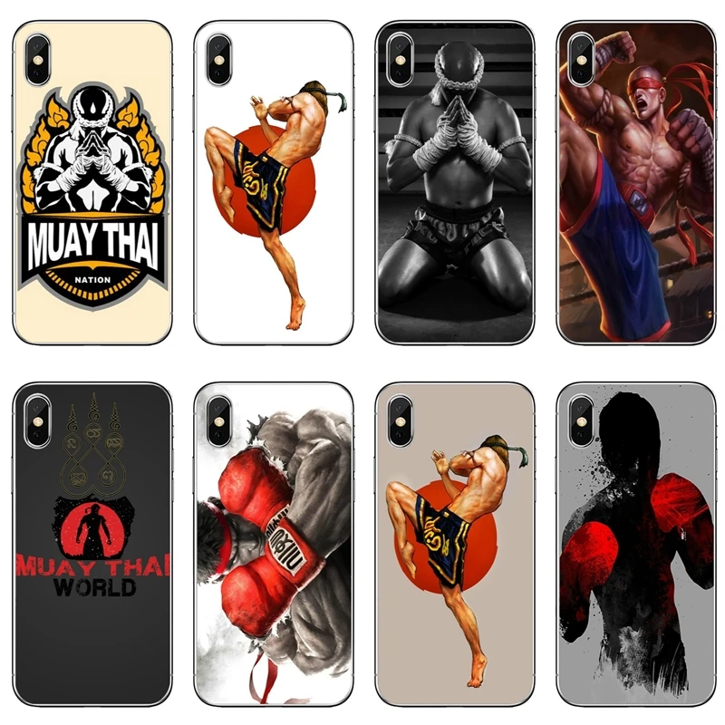 

Muay Thai Fight Boxing For Huawei P20 P10 P9 P8 pro Lite plus pro P Smart Mini GR5 nova 2i case Soft phone cover cases