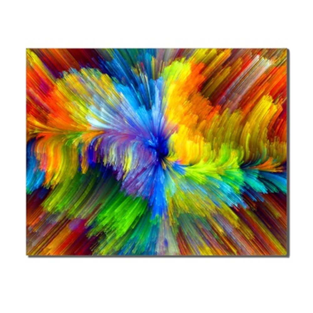 

Abstract Colorful Pattern Nordic Backgrounds Wall Frameless Print On Canvas Oil Painting Poster Kids Room Artwork For Home Decor