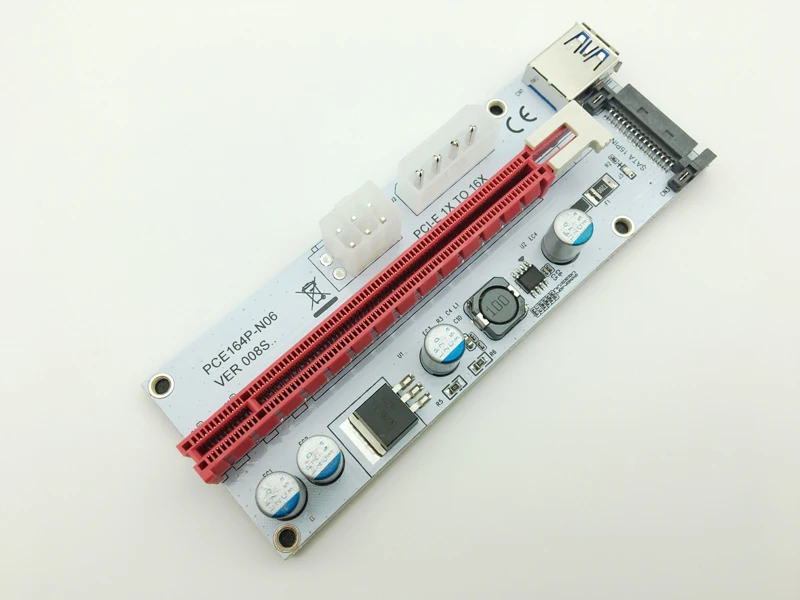 Riser-minerador de bitcoin, branco, 008s, ngff, pcie,
