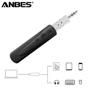ANBES беспроводной Bluetooth приемник аудио адаптер конвертер AUX ММ 3,5 мм Jack аудио приемник Музыка приём вещания автомобильный комплект - изображение