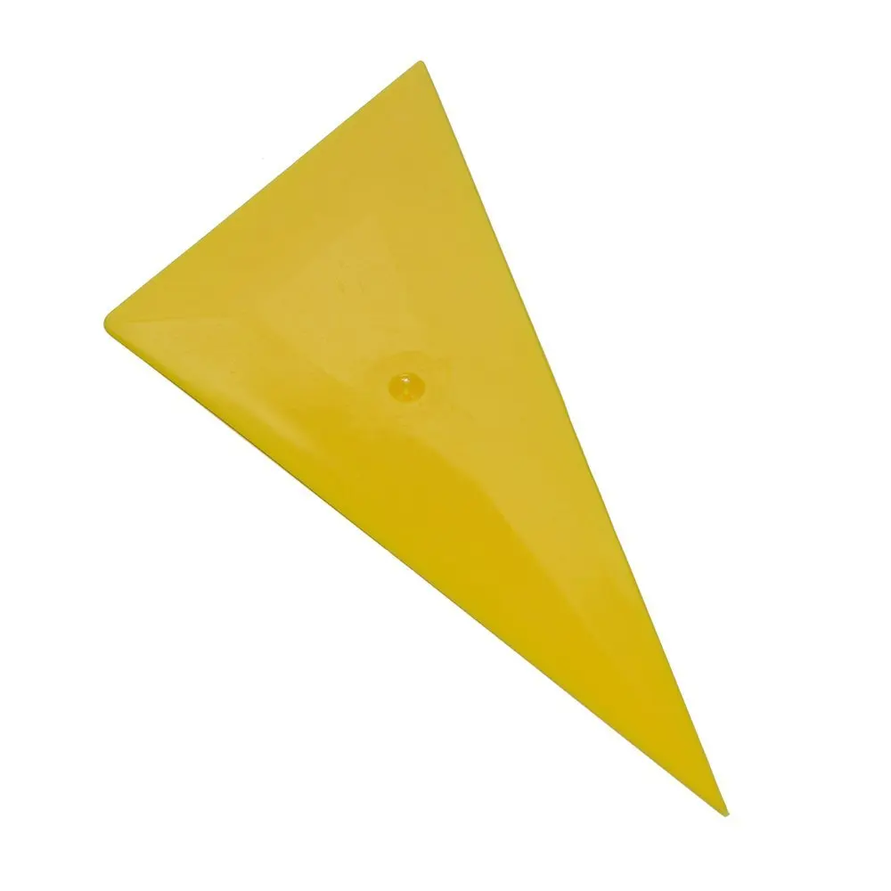 EHDIS Carbon Fiber Film Wrapping Triangle Squeegee Window Wall Paper Tint Plastic Scraper Corner Sticker Vinyl Install Car Tool