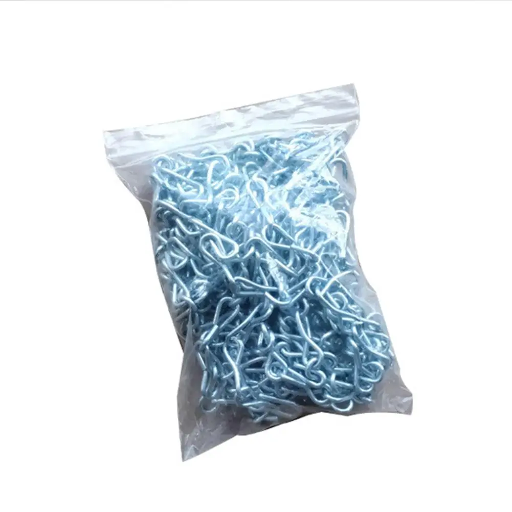 المعادن الثقيلة سلسلة كرة السلة صافي مع 12 S-السنانير تشديد السنانير غير قابل للصدأ المجلفن الحديد