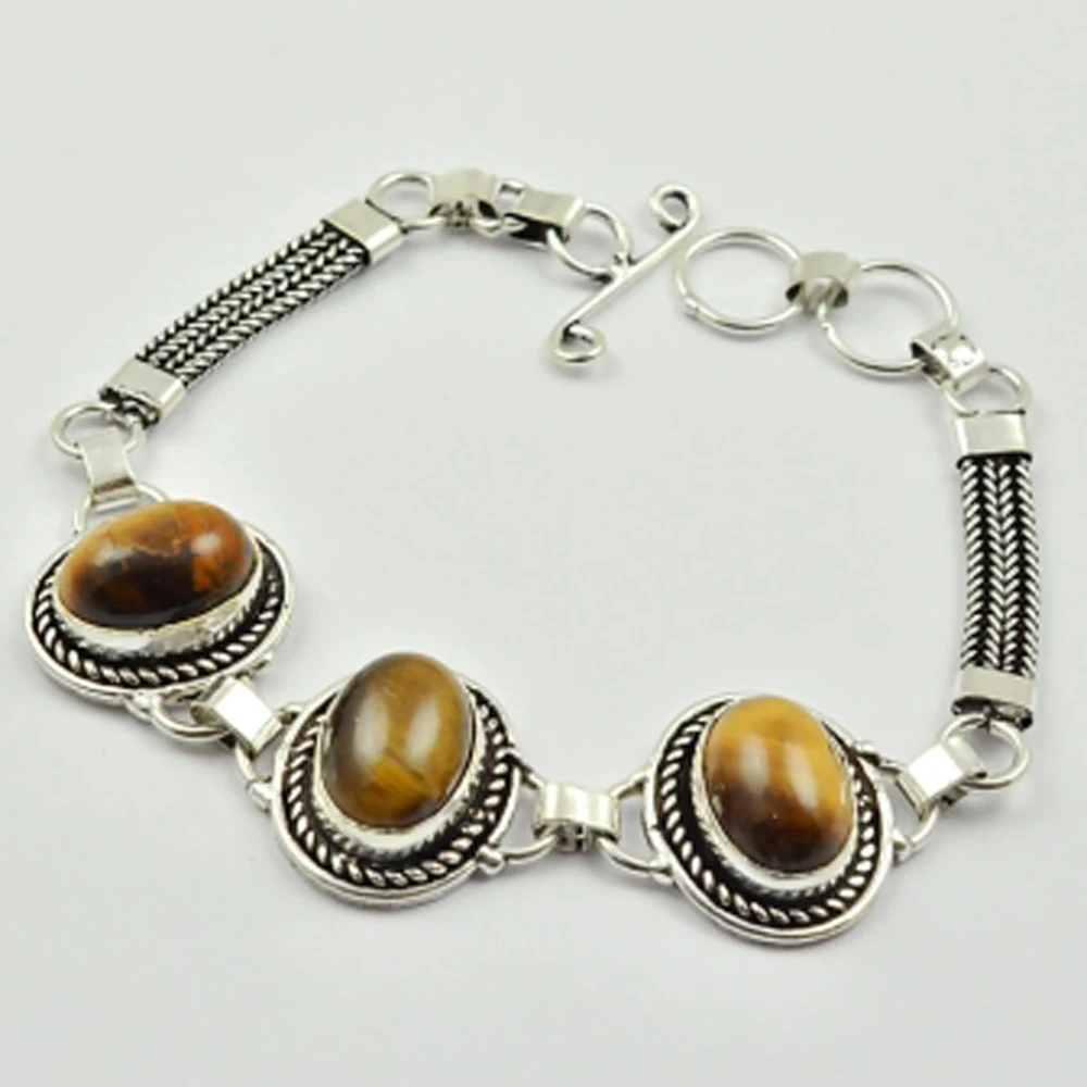 

Tiger Eye Bracelet , 20 cm, B2856