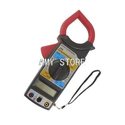 

AC DC Volt Resistance Clamp On Multitester w Test Lead 266