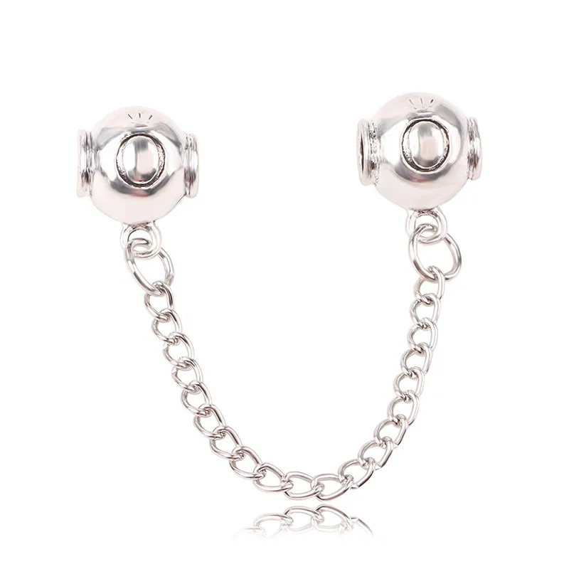 Dodocharms кулон серебряный золотой браслет ожерелье Подходит Pandora бисера любовь подарок цепь ювелирные изделия в форме сердца - Цвет: K083