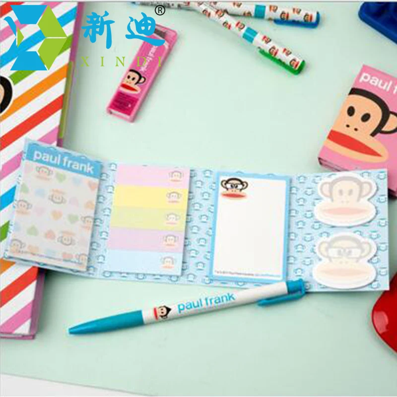 4 pcs/lot Stationery Korean Kawaii Pattern Stickers Bookmark Office