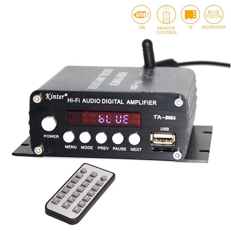 Аркадная игра TA 2024 12V20W 2 канальный hi fi стерео звук цифровой аудио усилитель для