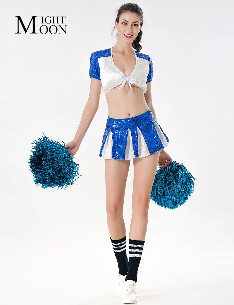 MOONIGHT Для женщин спортивный костюм Черлидинг High School Cheerleader развеселить униформа