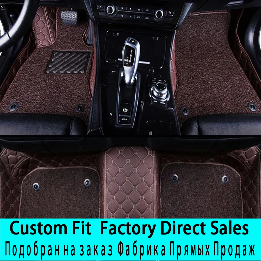 

SUNNYFOX Car floor mats for Mitsubishi Lancer Galant Pajero sport V73 V93 5D car styling all weather carpet floor liner
