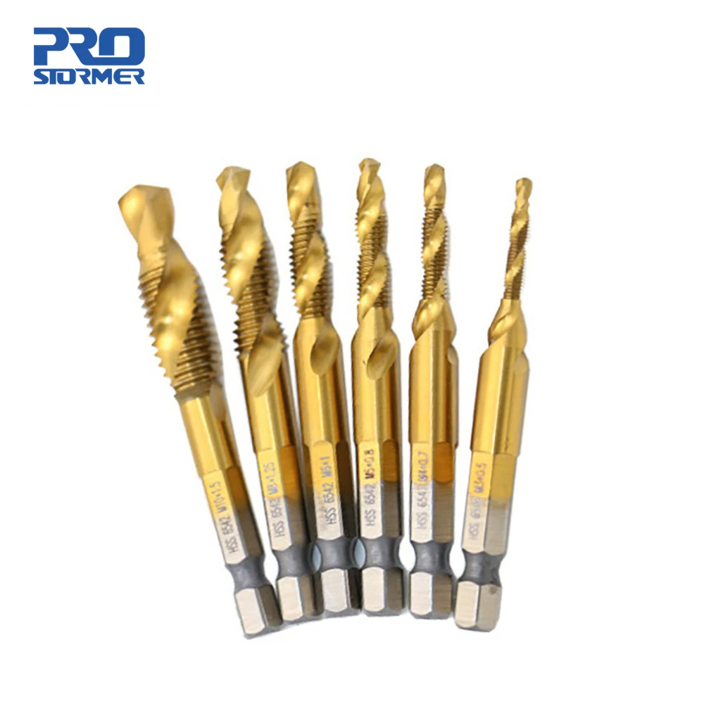 Buy PROSTORMER Hex Shank Drill Bit 1/4'' HSS Metric
