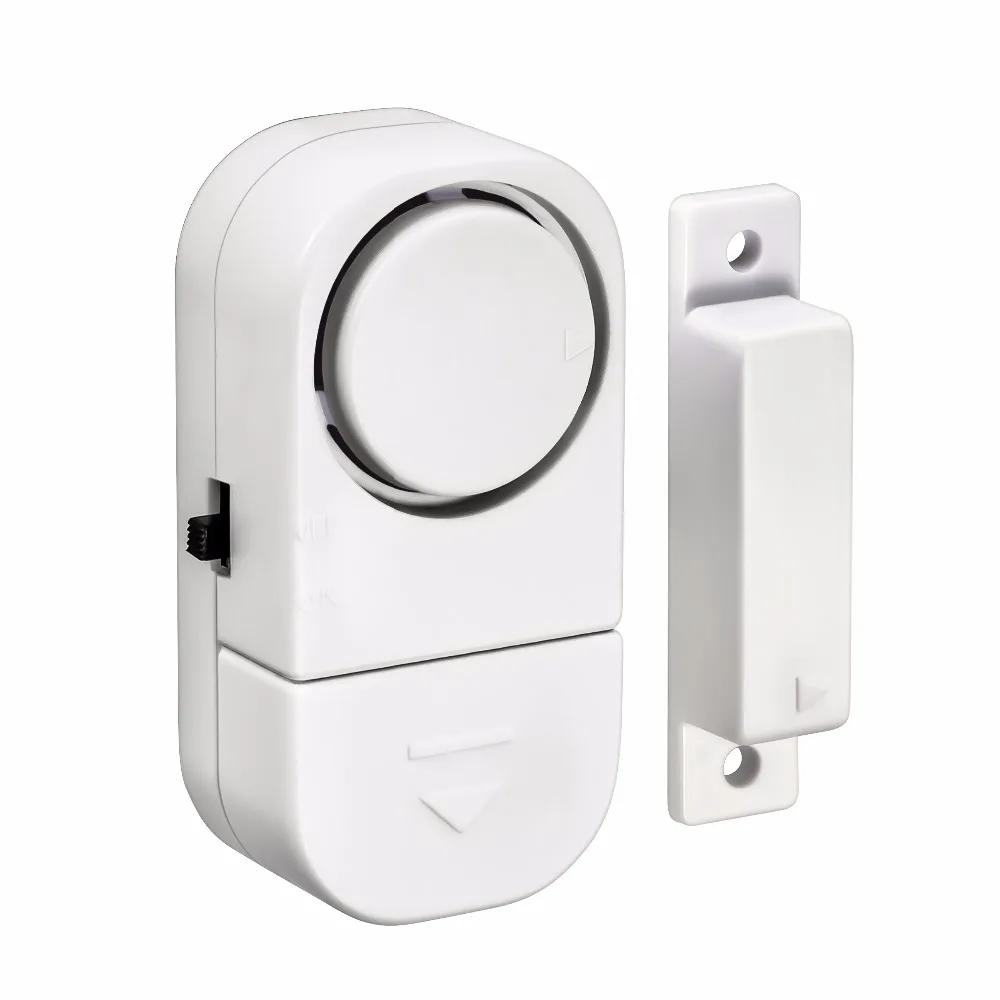 Fuers 10Pcs 90dB Wireless Home Window Door Burglar Security Alarm System Magnetic Sensor for Home Security System
