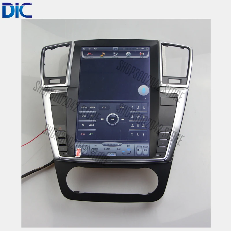 Flash Deal 6.0 Android system navigation player vertical screen steering wheel original control 9 inch 12 inch for Benz ML GL 2012-2017 2