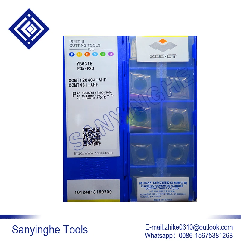 

10 шт./лот YB6315 CCMT120404-AHF карбидные Токарные Вставки cnc