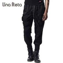 Una Reta новые мужские штаны модные для отдыха хип-хоп штаны для бега брюки размера плюс мужские женские уличные штаны-шаровары