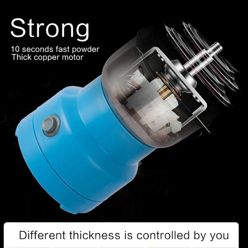 Mini Electric Food Chopper Processor Mixer Blender Pepper Salt Garlic Seasoning Grinder Extreme Speed Grinding Kitchen Tool