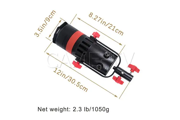 1 шт. CAME-TV Q-55W Boltzen 55 Вт высокий выход Fresnel Фокусируемый светодиодный дневной свет с сумкой