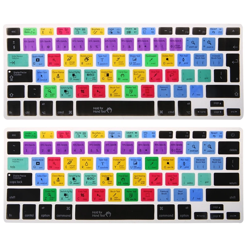 

US/EU English Keyboard Shortcuts Keyboard Adobe Photoshop Shortcut Keys Keyboard Protector Keyboard Covers