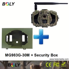 MG983G and security box 30MP wireless cameras GPRS MMS cellular 3G hunting cameras invisible IR 100 ft. black IR foto trappola christoffer andersson gprs and 3g wireless applications professional developer s guide isbn 9780471189756