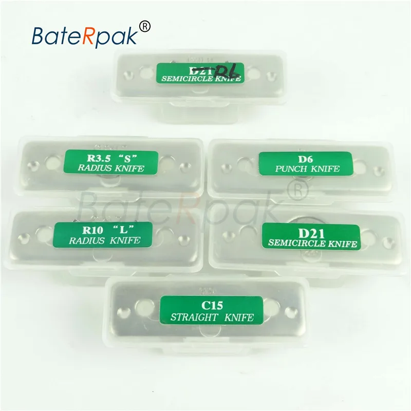 BateRpak R3.5mm/R6mm/R10mm/D6 отверстие/D21 полукруг/C15, S-100/S-200 календарь/книги угловой резак нож, угловой резак