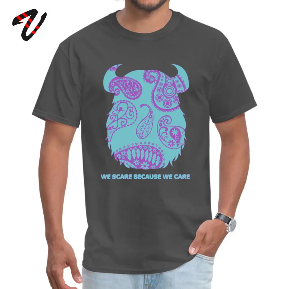 Comics Sulley Monsters Inc. Top T-shirts Prevalent Mother Day Short Sleeve Crewneck Tops & Tees 100% Cotton Mens Design T Shirt Sulley Monsters Inc. 18134 carbon
