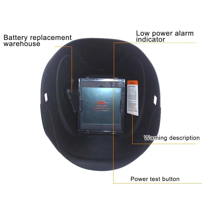 

2019 Hot Outside Control Big View 4 Sensor DIN5-DIN13 Solar Auto Darkening Welding Mask Helmet Welder Cap For DOY
