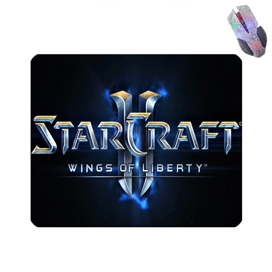 Горячие Продажи Индивидуальные Поддерживается StarCraft 2 Логотип Коврик Для Мыши